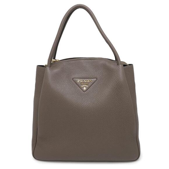 PRADA Gray Leather Bag - Picture 1 of 14